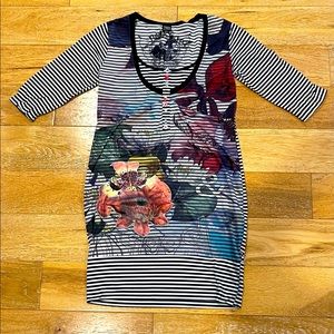 DESIGUAL striped dress